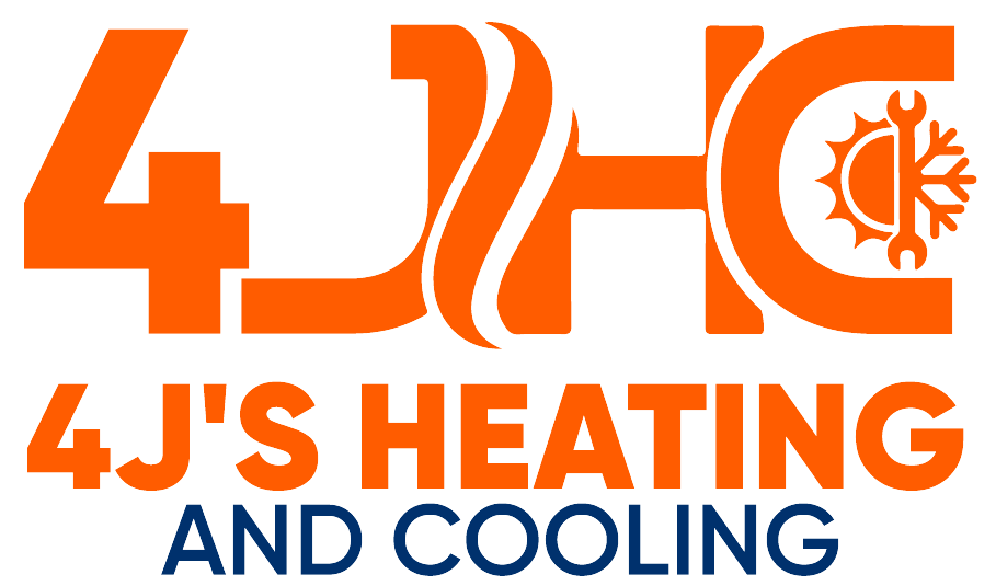 4j's Heating and Cooling Company Logo